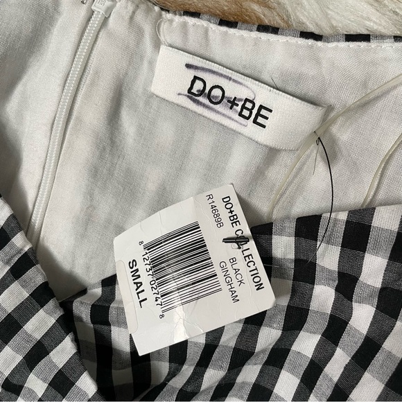 Do + Be gingham “wrap” dress - Picture 5 of 7